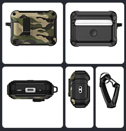 Camouflage Hard Shell Protective Case for AirPods.