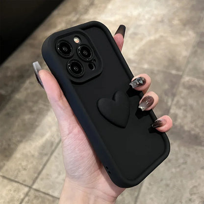 3D Love Heart iPhone Case