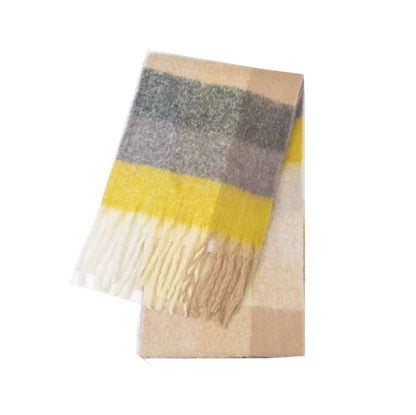 Warm Cashmere Rainbow Scarf