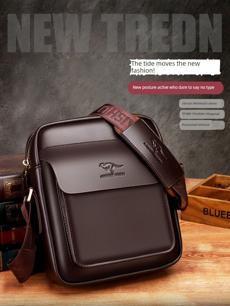 UrbanEdge Leather Sling Pack