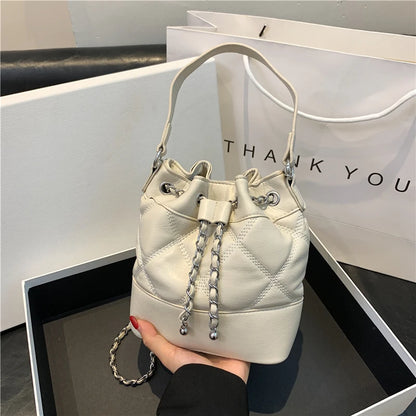 Car Sewing Bucket Shoulder Bag