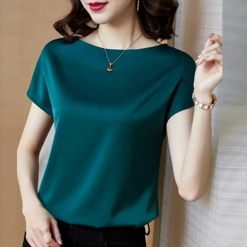 ZANZEA Elegant Satin Blouse