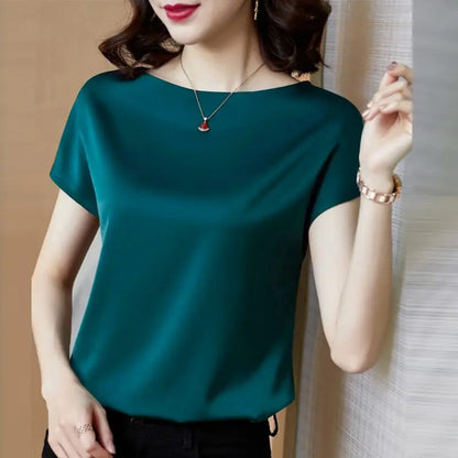 ZANZEA Elegant Satin Blouse
