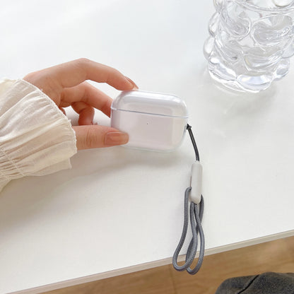 Clear AirPods Case with Lanyard Strap
