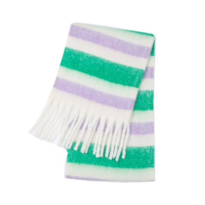 Warm Cashmere Rainbow Scarf
