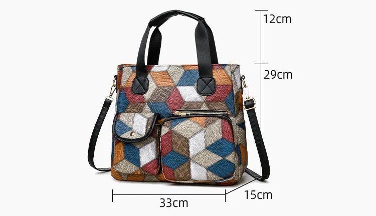 Vintage Leather Shoulder Handbag