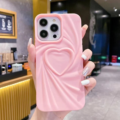 3D Love Heart iPhone Case