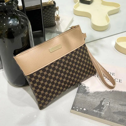 Women's Retro Print Clutch Wallet