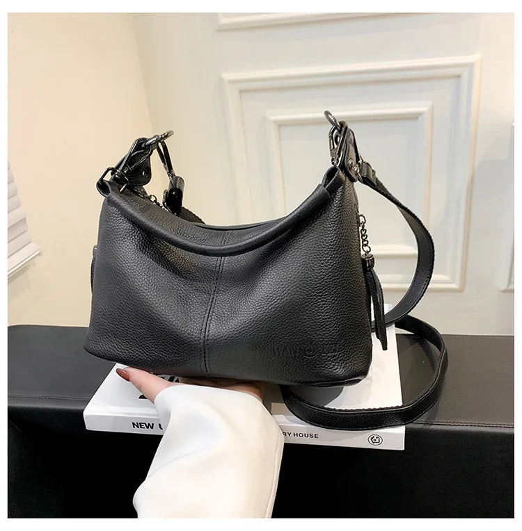 Tassel Luxe Leather Satchel