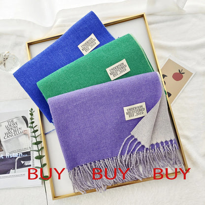 Luxury Cashmere Tassel Shawl