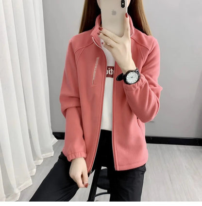 Plus Size Fleece Winter Coat