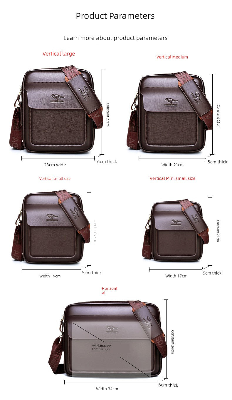 UrbanEdge Leather Sling Pack