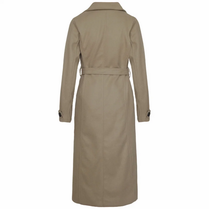 Woolen Long Trench Coat