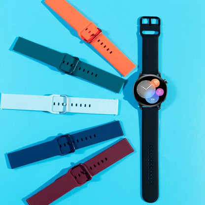 Silicone Watch Band for Amazfit &amp; Samsung