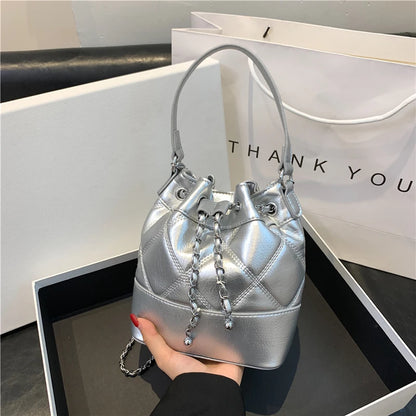 Car Sewing Bucket Shoulder Bag