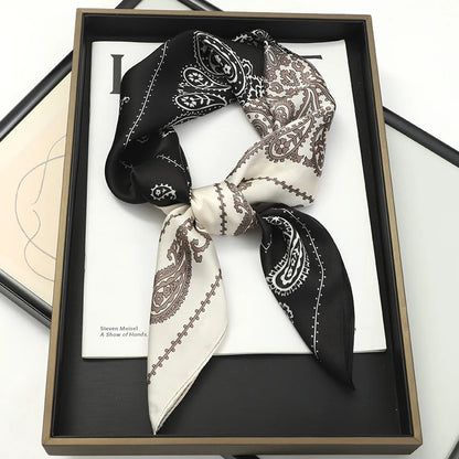 Luxury Silk Print Scarf