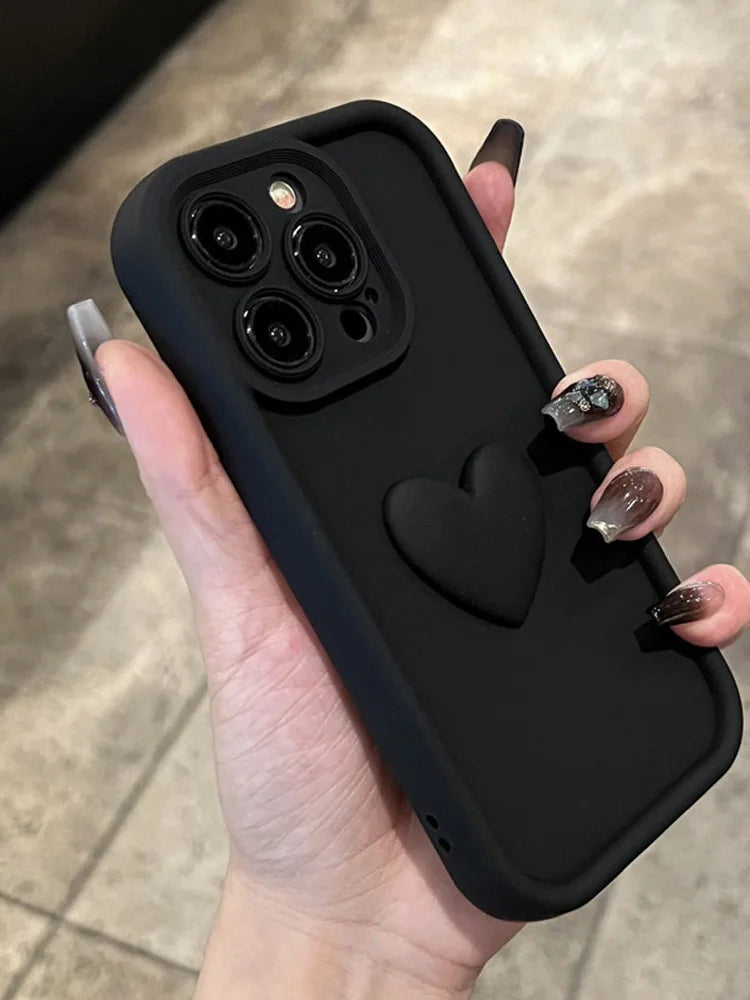 3D Love Heart iPhone Case