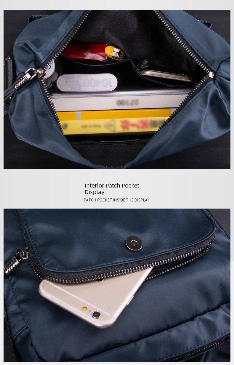 Canvas Grip Crossbody Bag