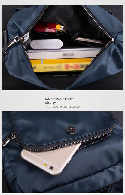Canvas Grip Crossbody Bag