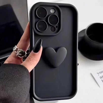 3D Love Heart iPhone Case