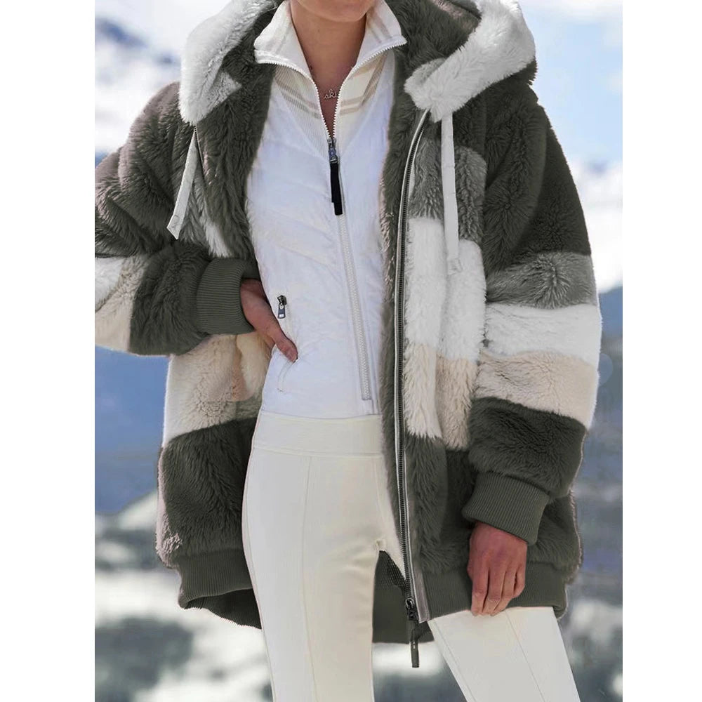 Hooded Winter Cashmere Coat