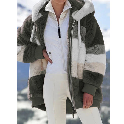 Hooded Winter Cashmere Coat