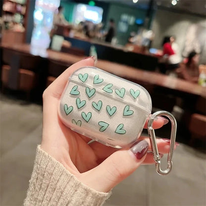 Colorful Heart Glitter Case for AirPods