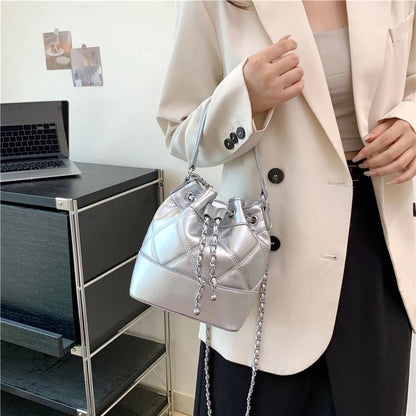 Car Sewing Bucket Shoulder Bag