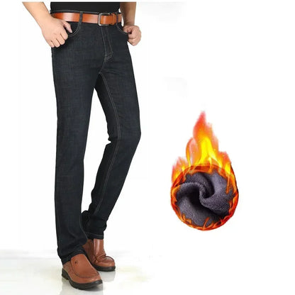 2024 Men's Winter Fleece Jeans