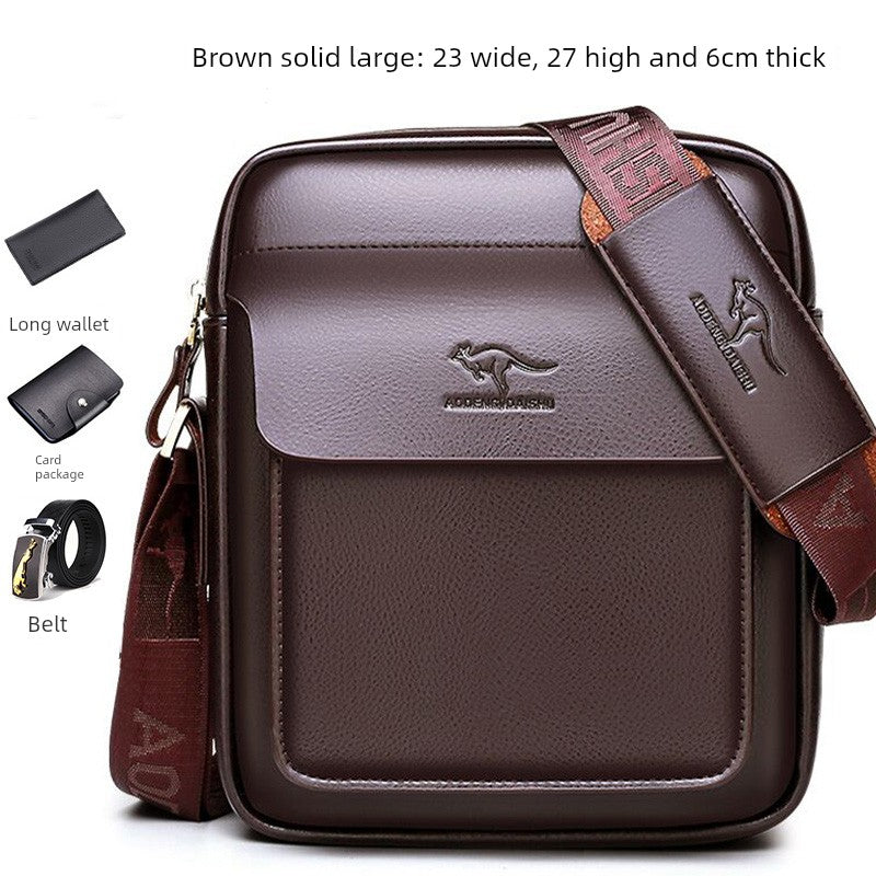 UrbanEdge Leather Sling Pack