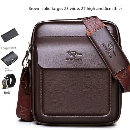 UrbanEdge Leather Sling Pack