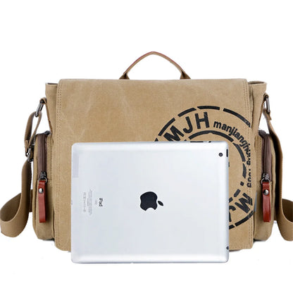 Weixier Canvas Travel Satchel