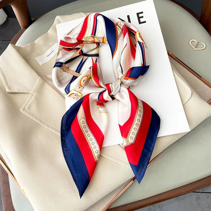 Luxury Silk Print Scarf