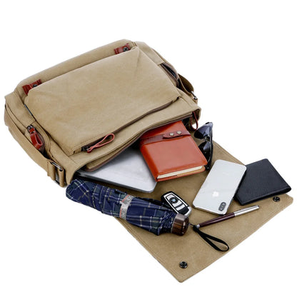 Weixier Canvas Travel Satchel
