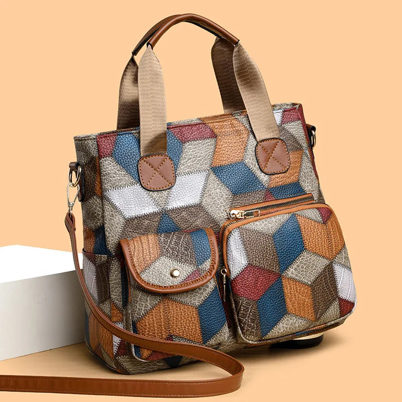 Vintage Leather Shoulder Handbag