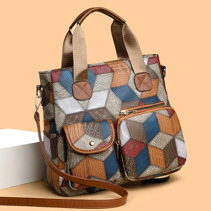Vintage Leather Shoulder Handbag