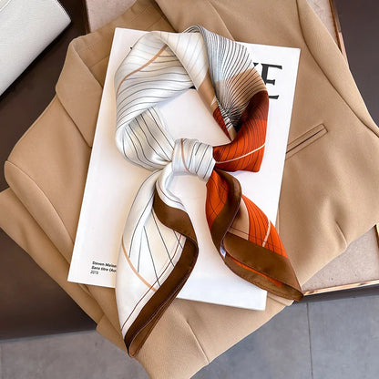 Luxury Silk Print Scarf