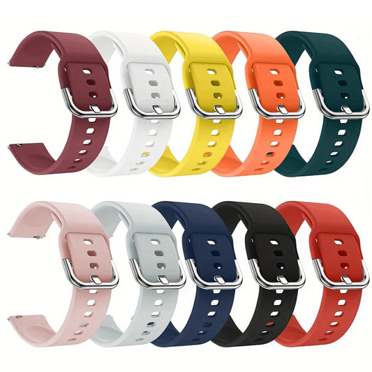 Silicone Watch Band for Amazfit &amp; Samsung