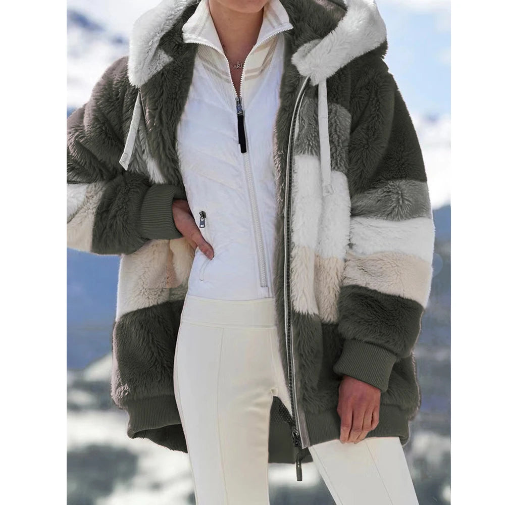Hooded Winter Cashmere Coat