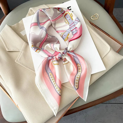 Luxury Silk Print Scarf