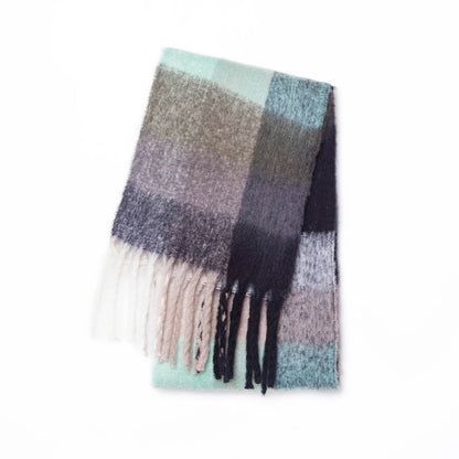 Warm Cashmere Rainbow Scarf