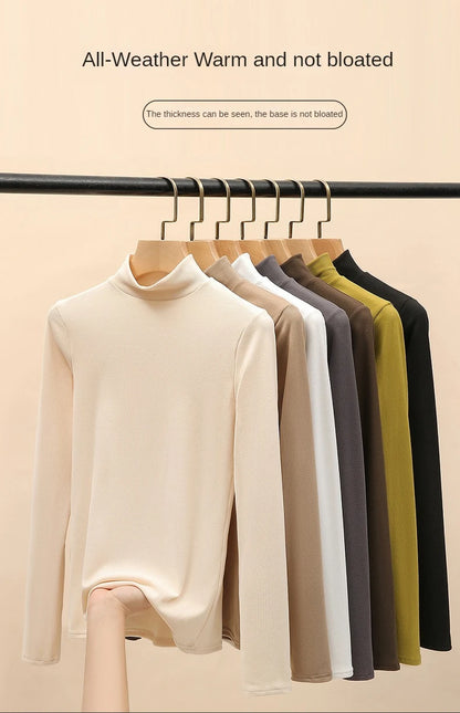 Elegant Knit Half-Turtleneck