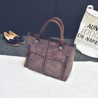 LuxeForm Leather Tote