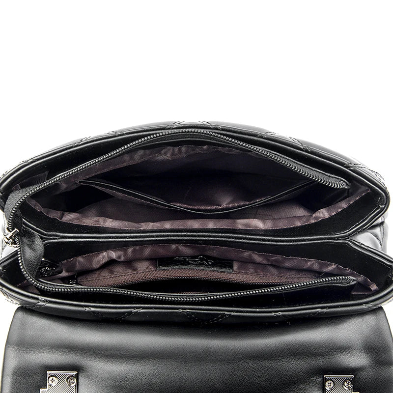 Trendy Women's Soft Leather Shoulder Bag