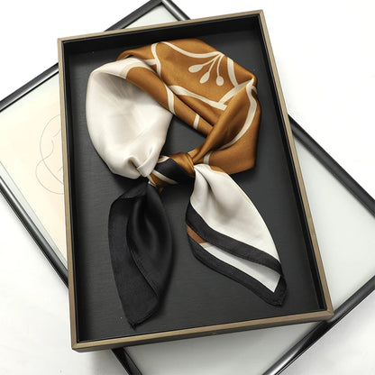 Luxury Silk Print Scarf