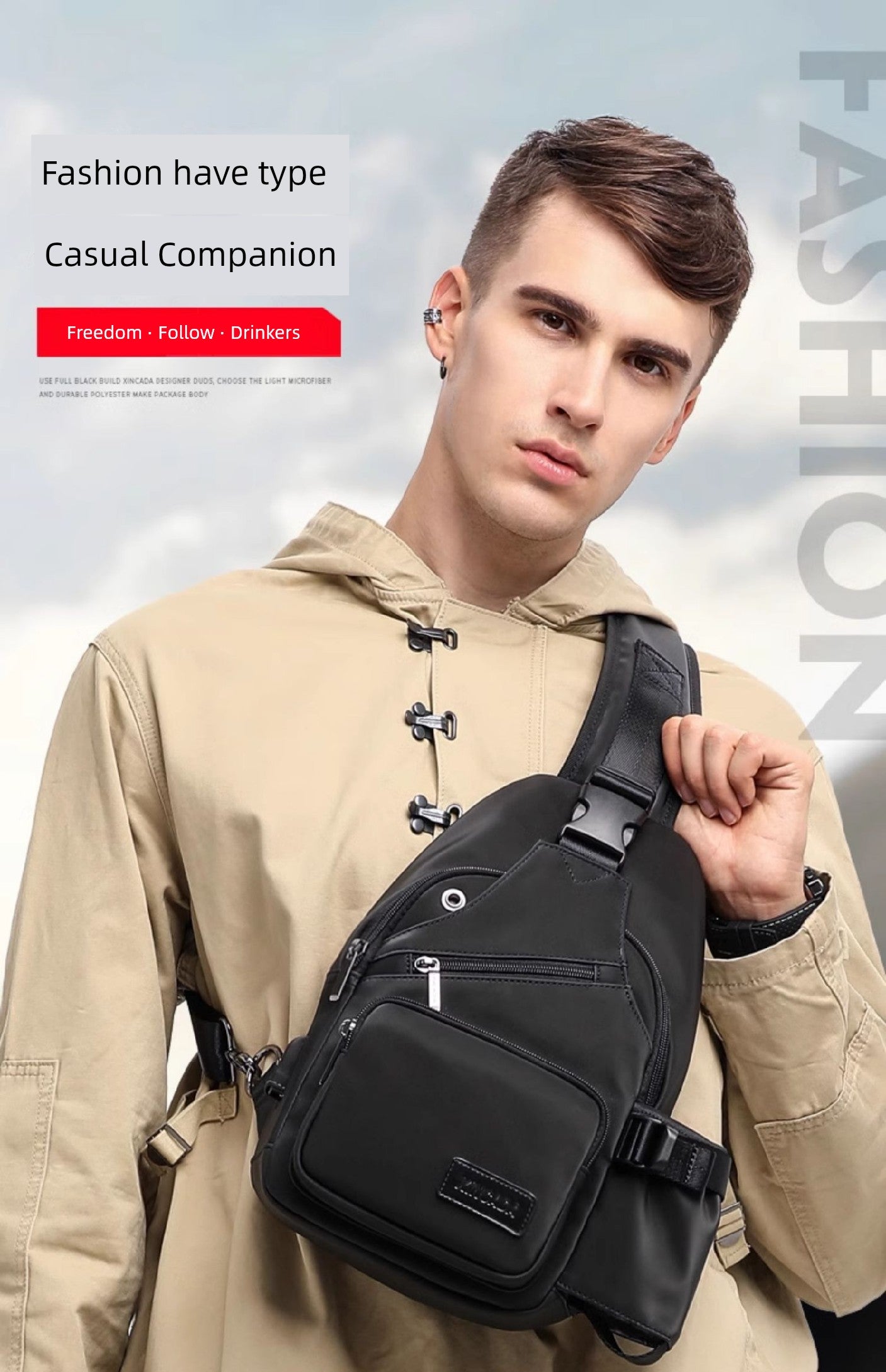 Canvas Urban Sling Bag