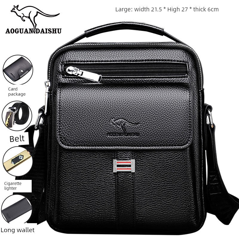 Legacy Leather Crossbody Briefcase