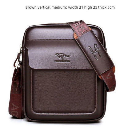 UrbanEdge Leather Sling Pack