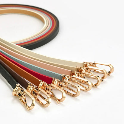 Candy Color Thin Waist Belt