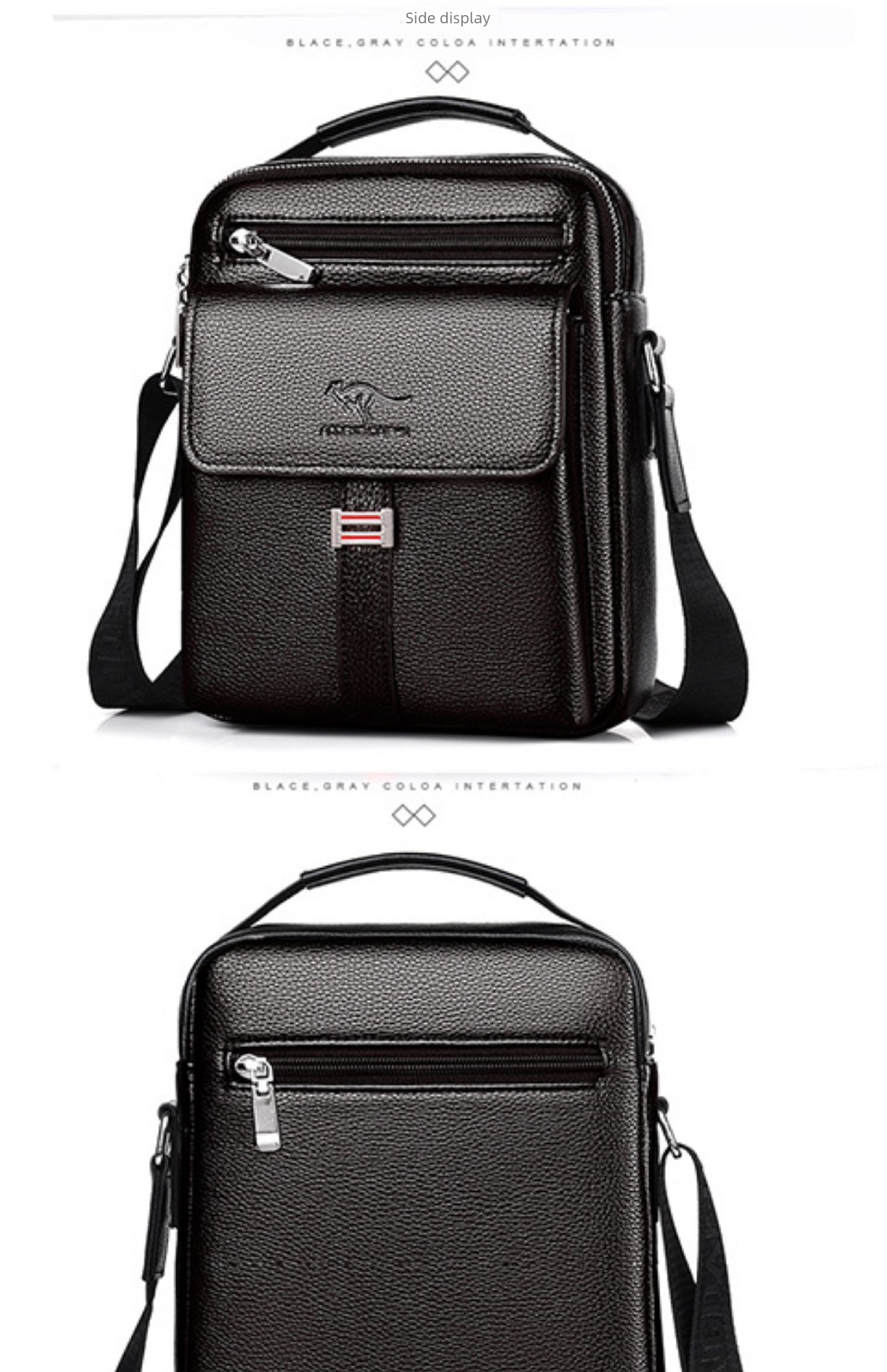 Legacy Leather Crossbody Briefcase